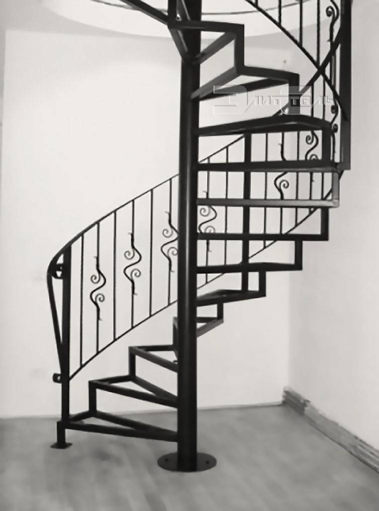 Проектируем винтовую лестницу: конструкция и размеры для составления чертежа - vseolestnicah