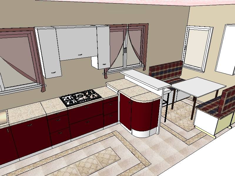 Как обустроить кухню площадью 5 кв.м?