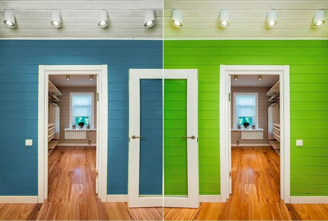 Как красиво покрасить деревянный дом внутри фото примеры