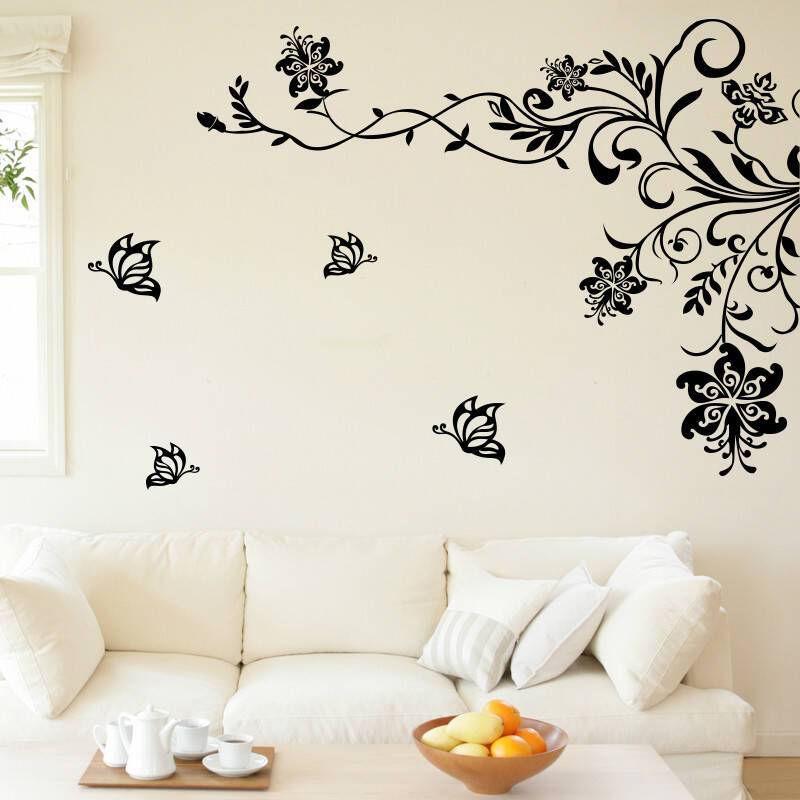 Трафарет для окраски стен: как сделать большой или маленький шаблон для детской или спальни своими руками и оформить стены эксклюзивными рисунками