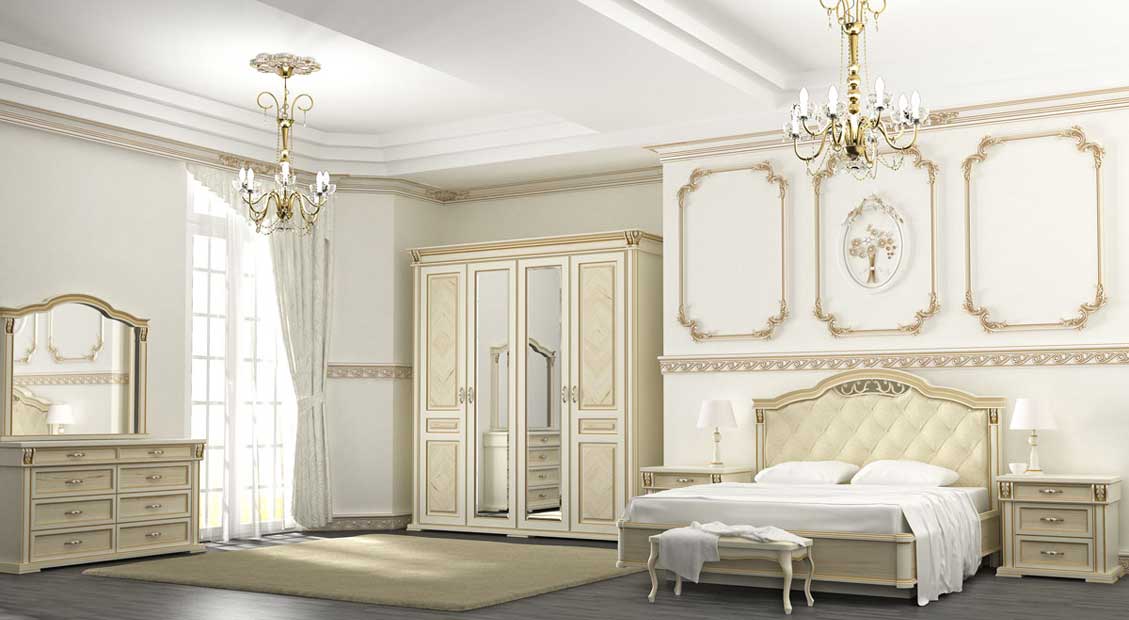 Обустраиваем спальню в классическом стиле