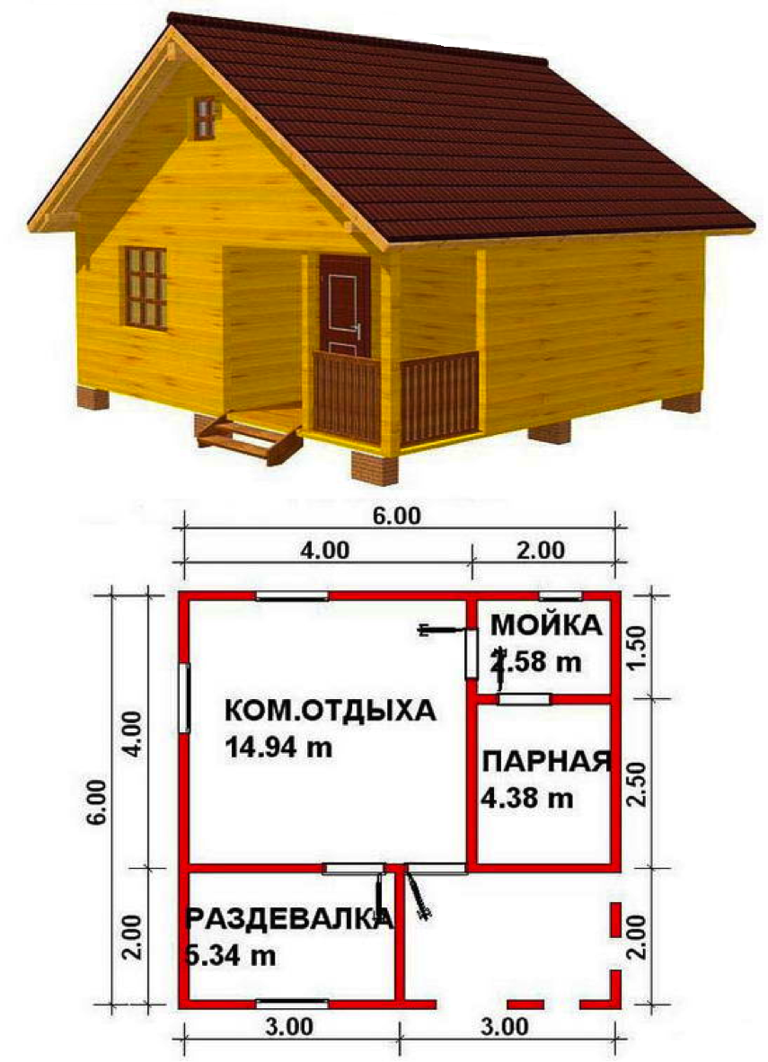 Проект на баню