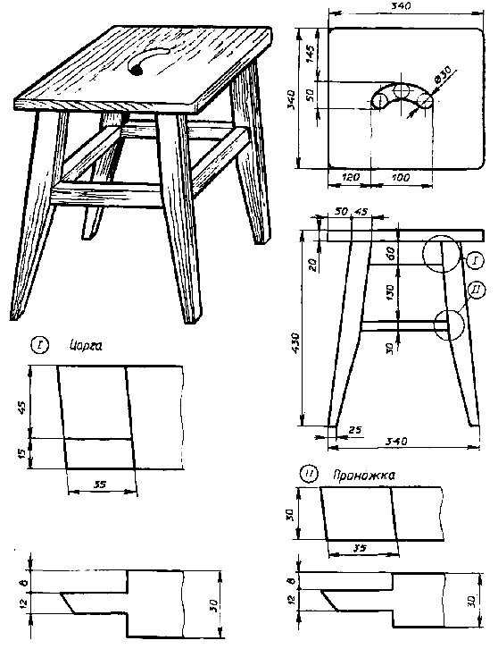 Столярные изделия из дерева чертежи