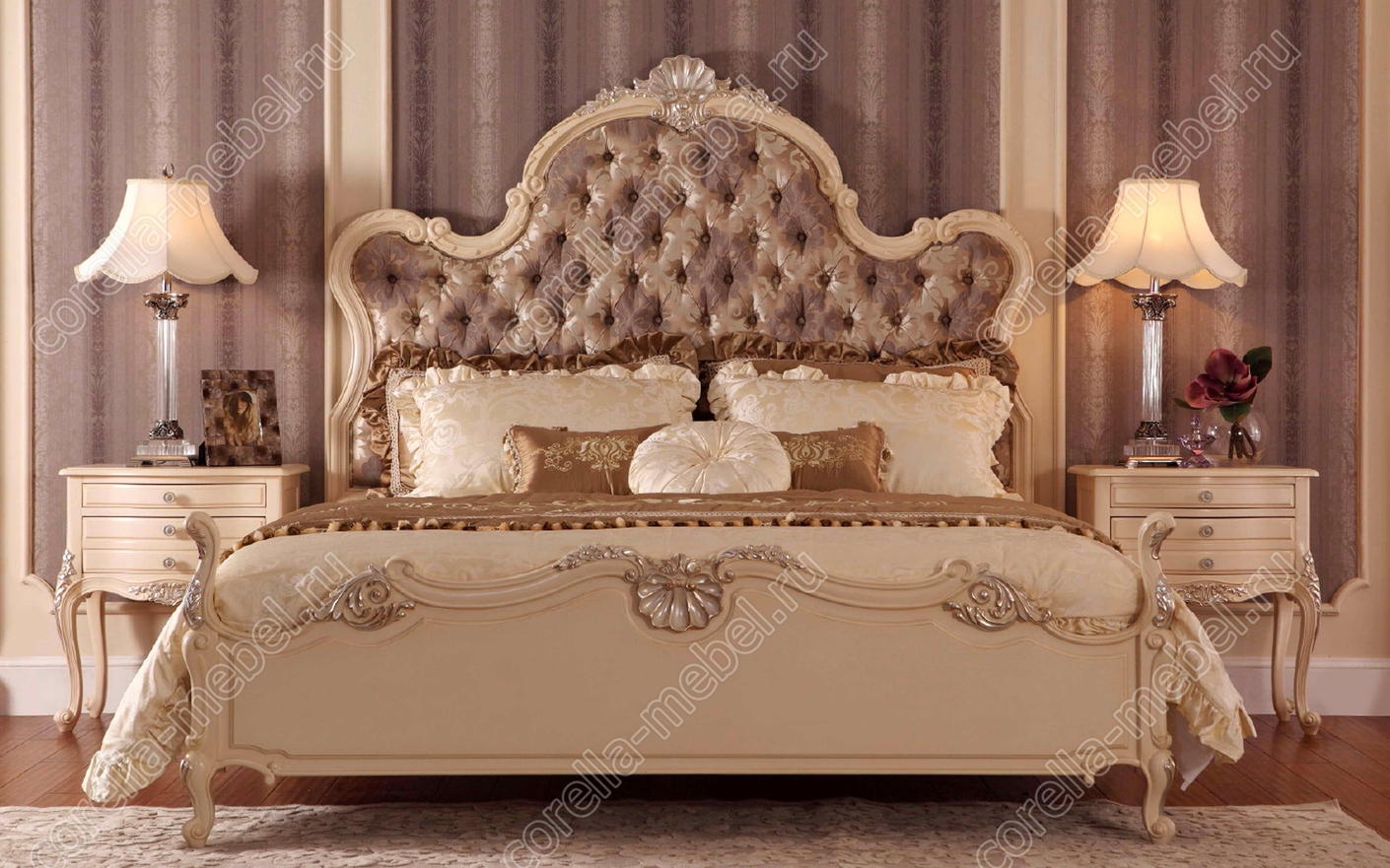 Спальня в классическом стиле - идеи дизайна и правила оформления классики (160 фото)