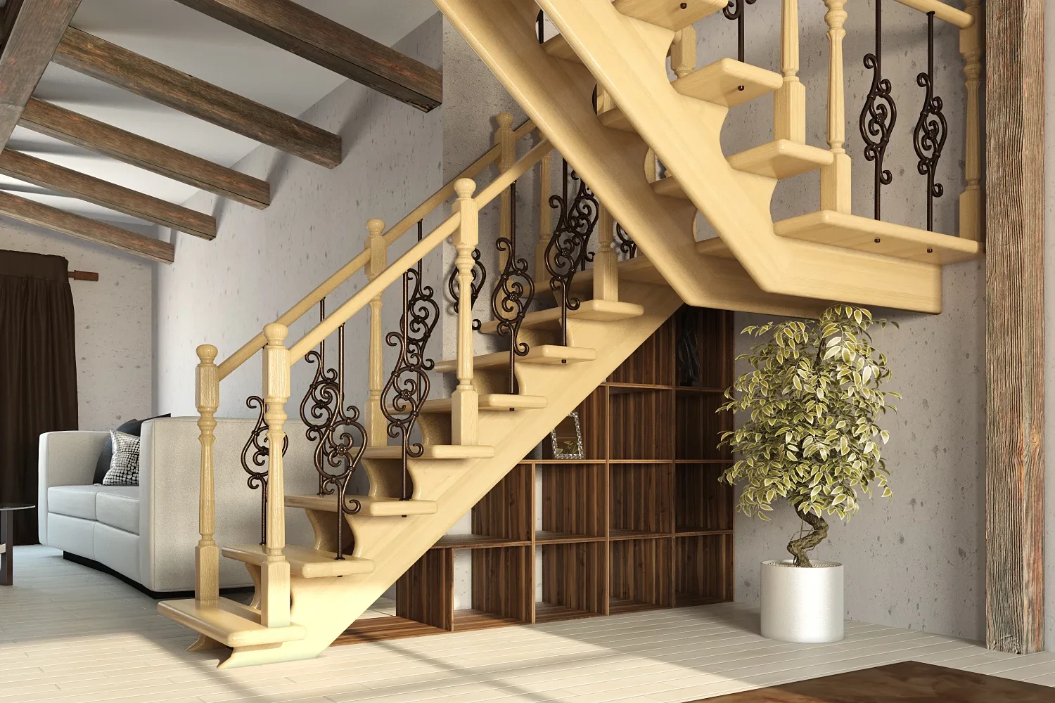 Деревянные лестницы на второй этаж в частном доме: 90+ фото лучших проектов и советы экспертов