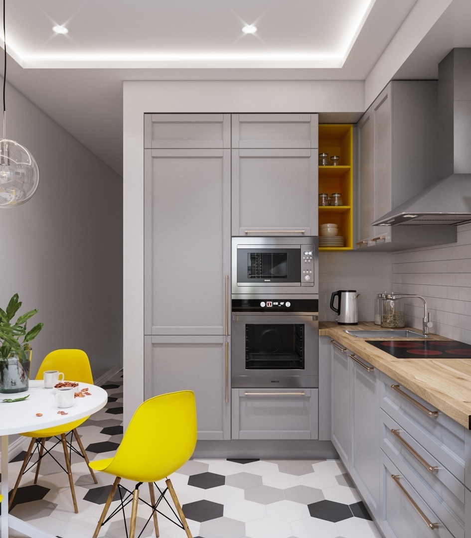 Дизайн кухня 12 кв.м 2023: топ-100 красивых идей дизайна с фото