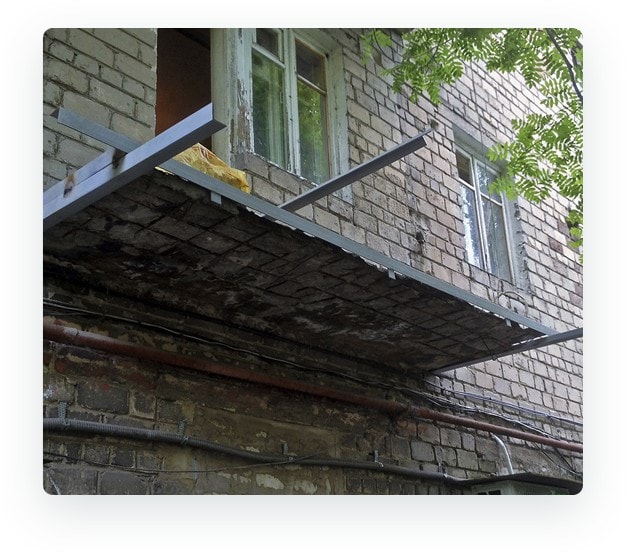 Проект ремонта балконной плиты. инструкция по монтажу и ремонту балконных плит. причины повышенной влажности