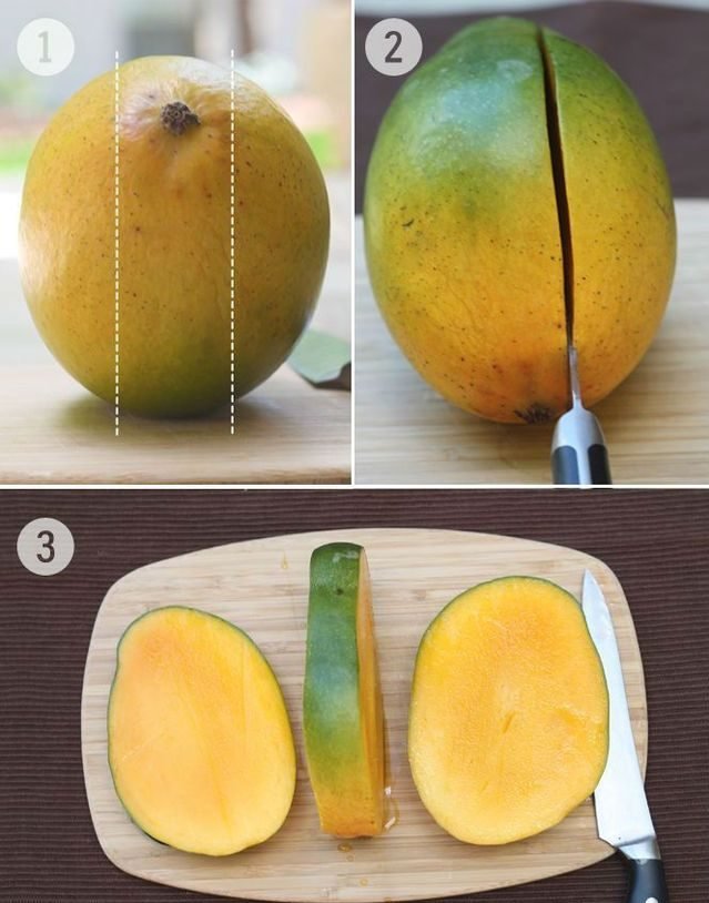 Как чистить манго – 3 простых способа добычи мякоти