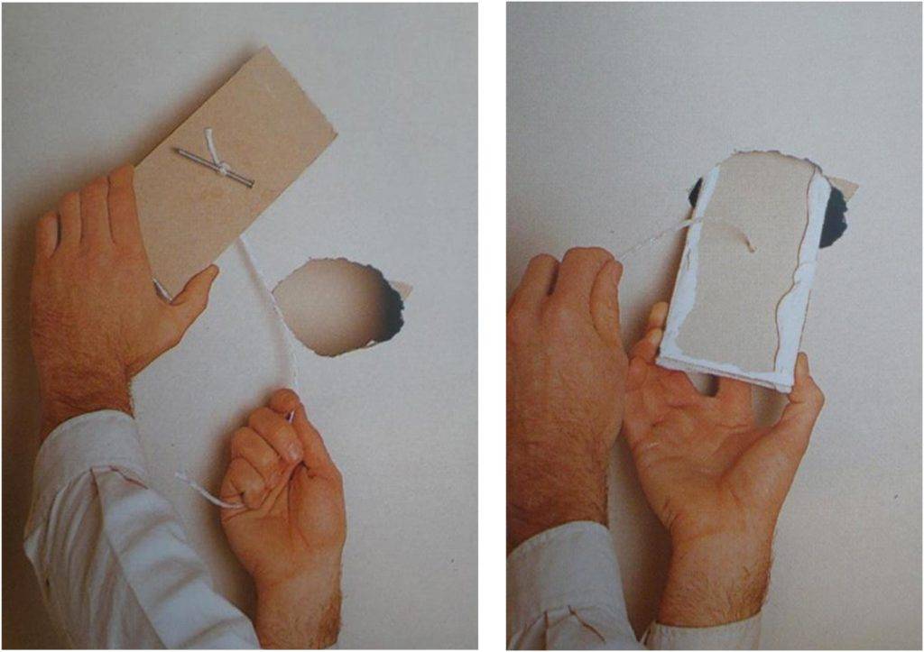 Как заделать дыру в гипсокартоне на стене: чем заделать дырку на конструкции из гипсокартона, как отремонтировать поверхность гипсокартонной стены