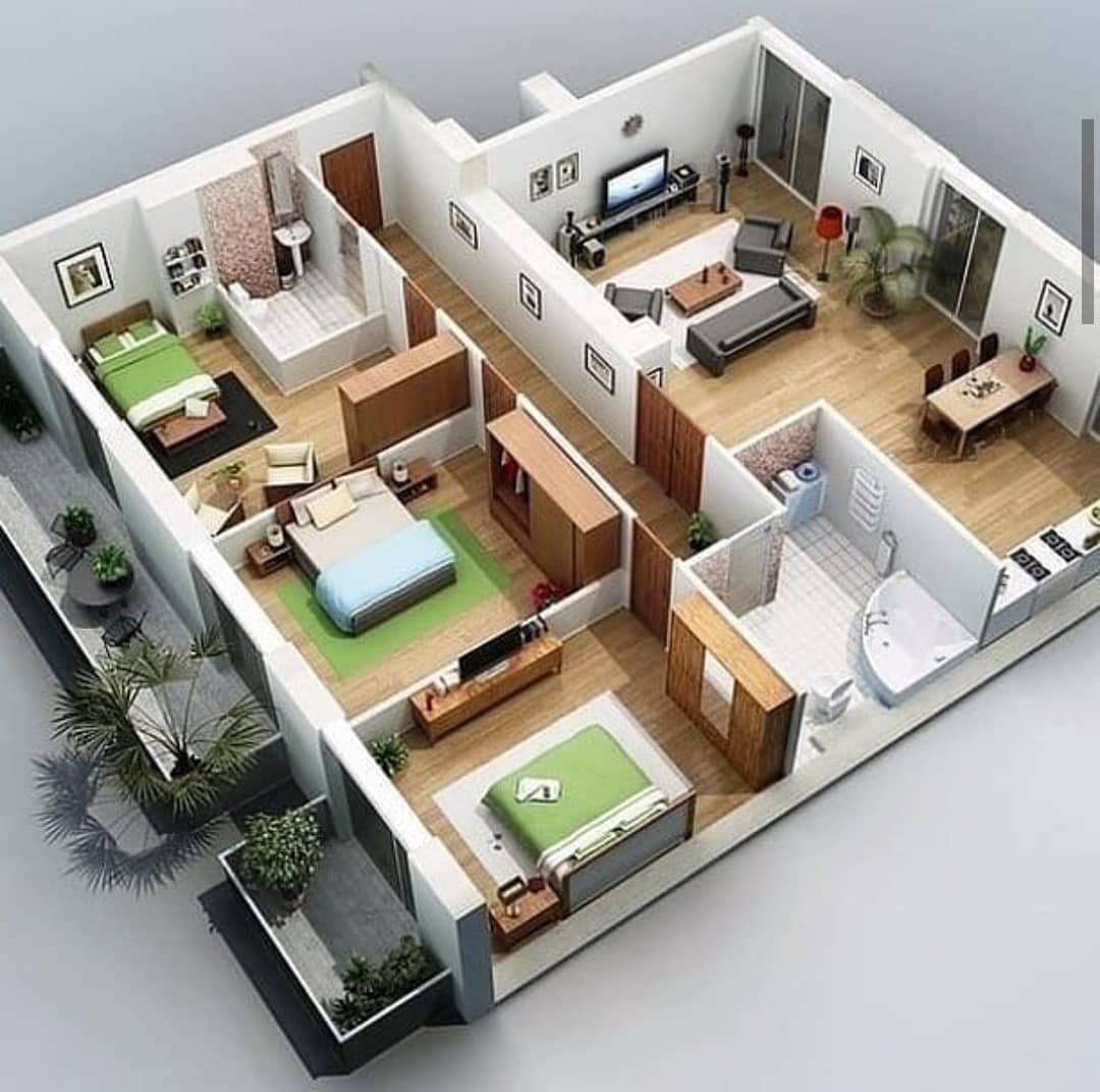 Floorplan 3d проекты