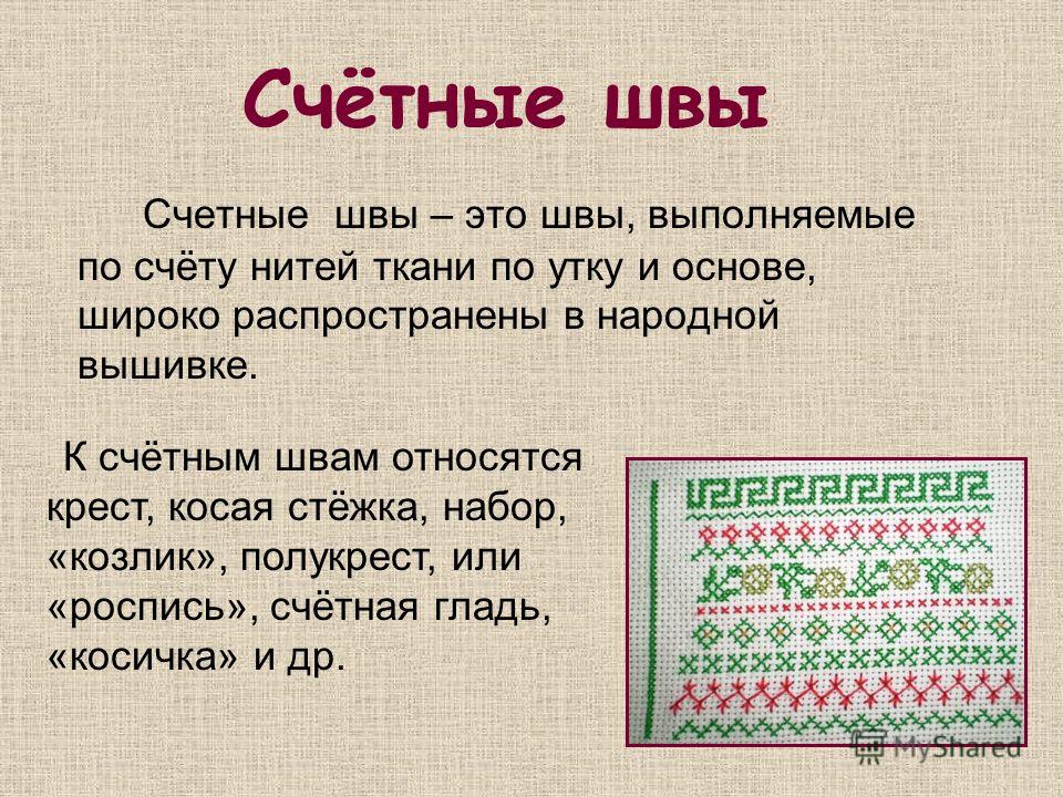 Счетная вышивка схемы