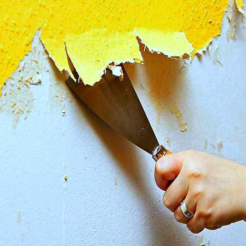 Как правильно снять краску со стен − этапы и финишная отделка