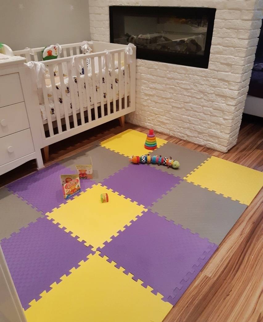 Как выбрать мягкий пол для детской комнаты
