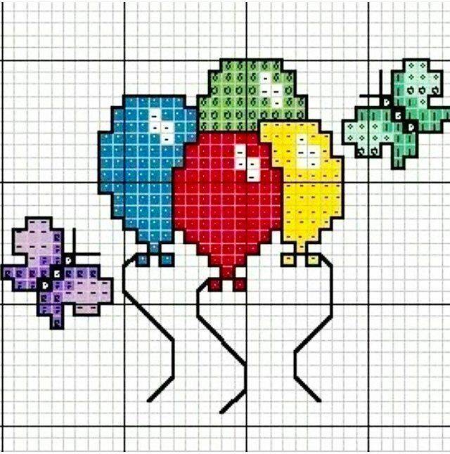 Картинки для вышивки крестиком схемы маленькие