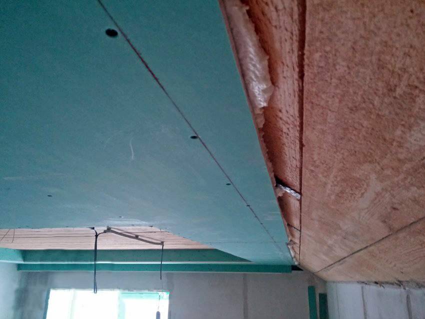 Потолок из гипсокартона — что может быть проще?