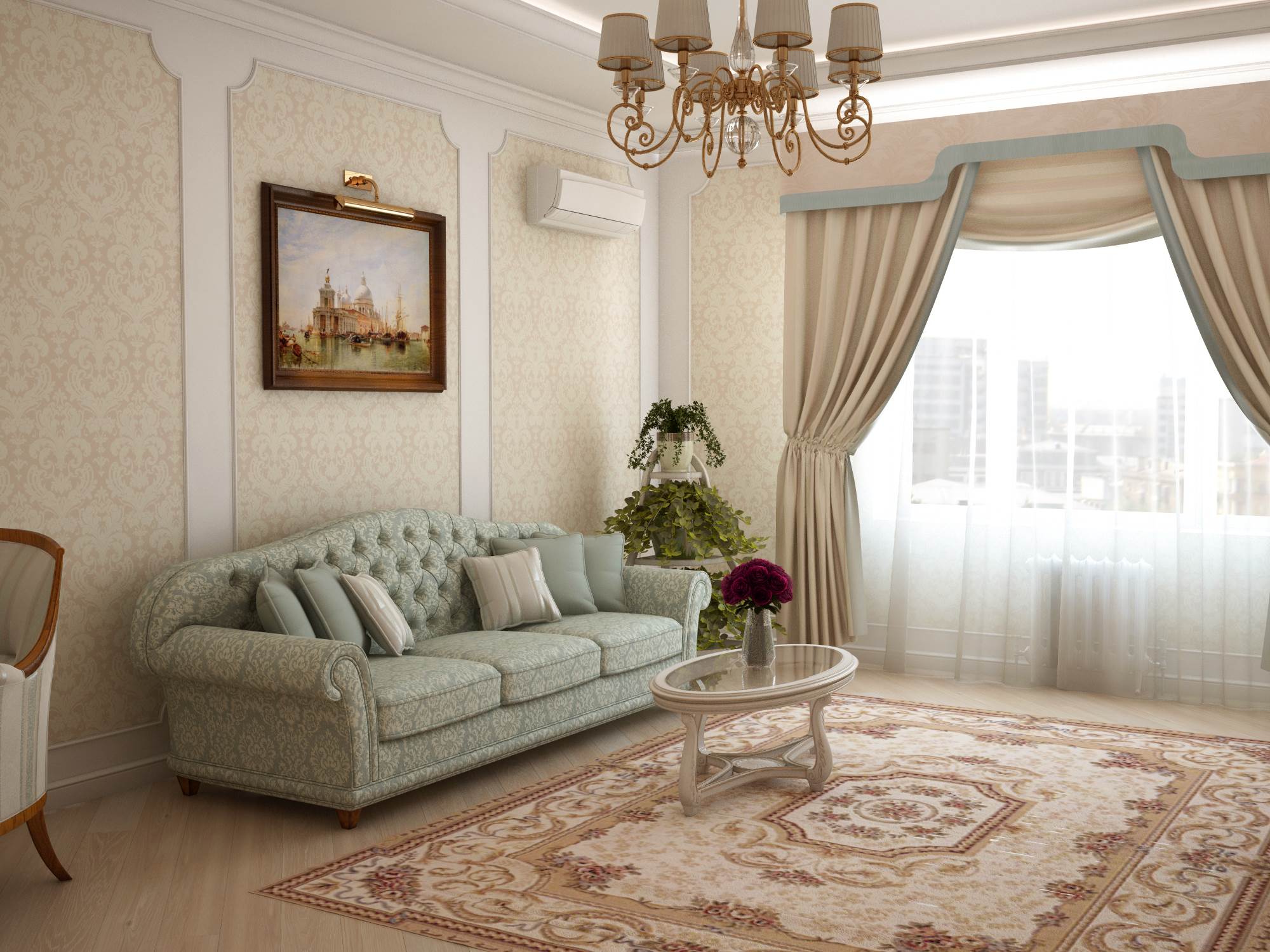 Гостиная в классическом стиле: современные решения для разных комнат