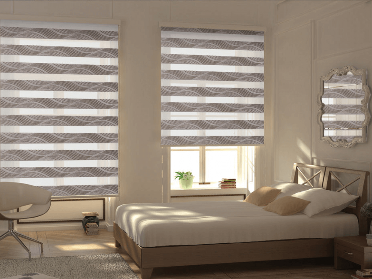 Рулонные шторы день-ночь - достоинства и выбор ткани