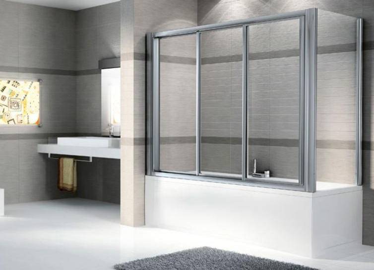 Шторки стеклянные для ванной: красивое решение и практичное