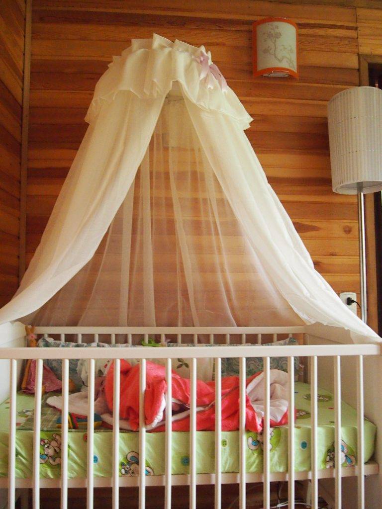 Балдахины детские на кроватку: виды, функции, особенности крепления