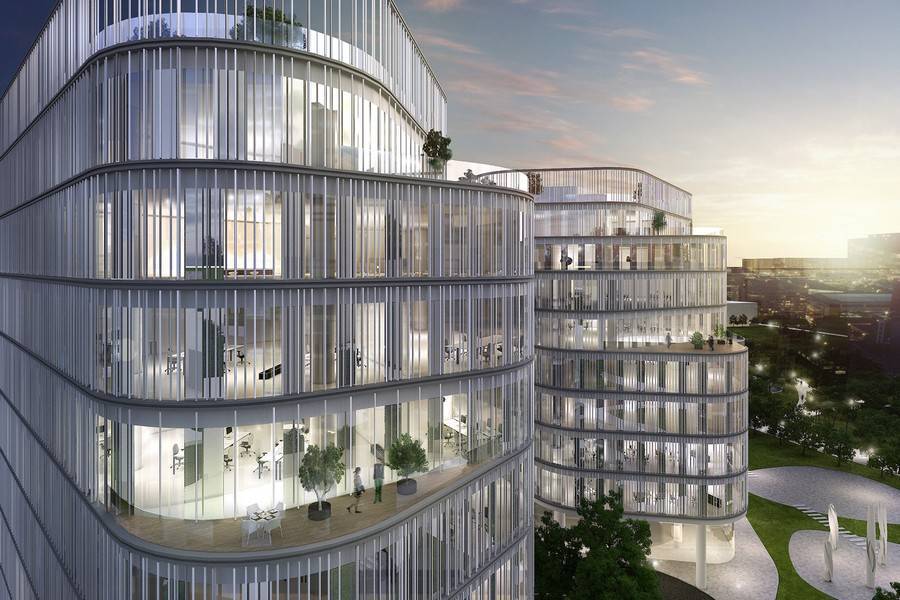 Небоскреб шанхая.  всемирный финансовый  центр — project bauhaus