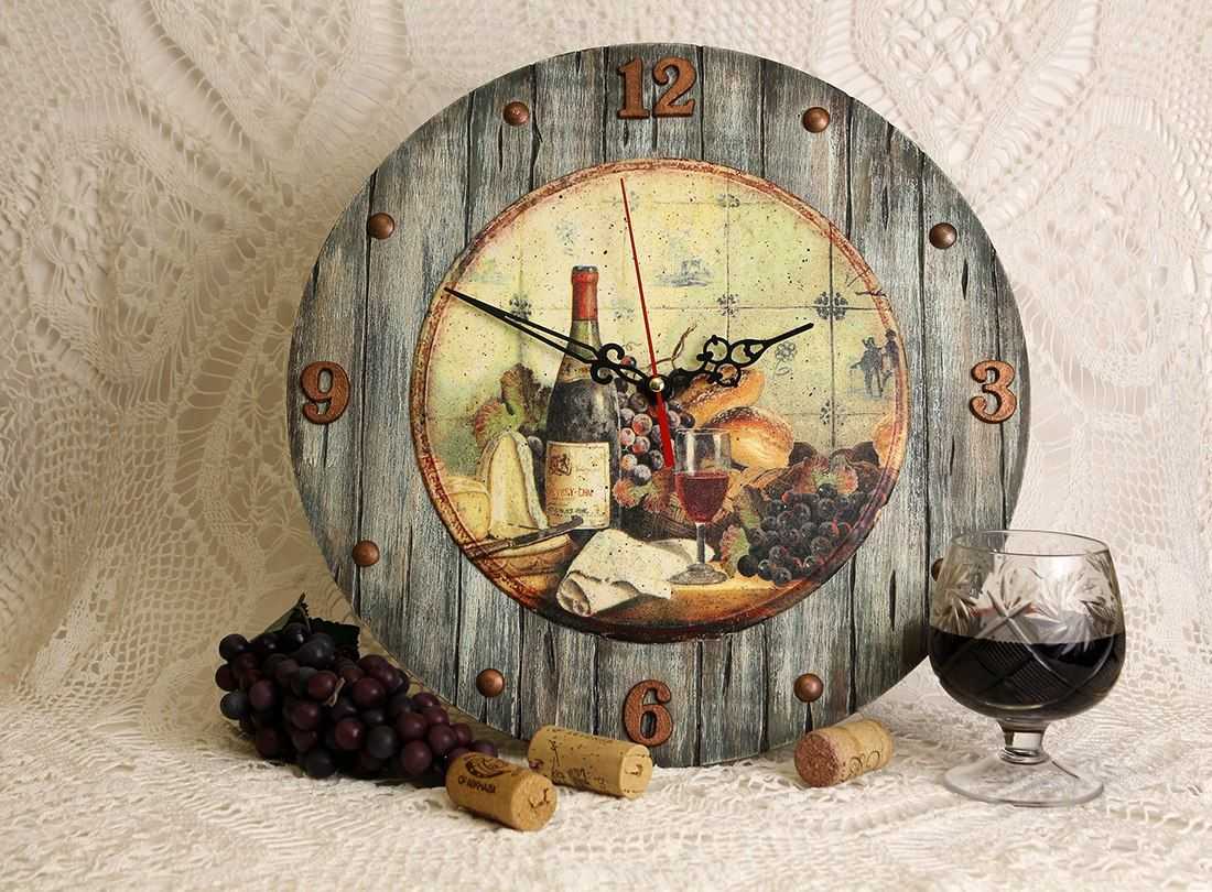 Декупаж часов своими руками - пошаговый мастер-класс и оригинальные фото идеи