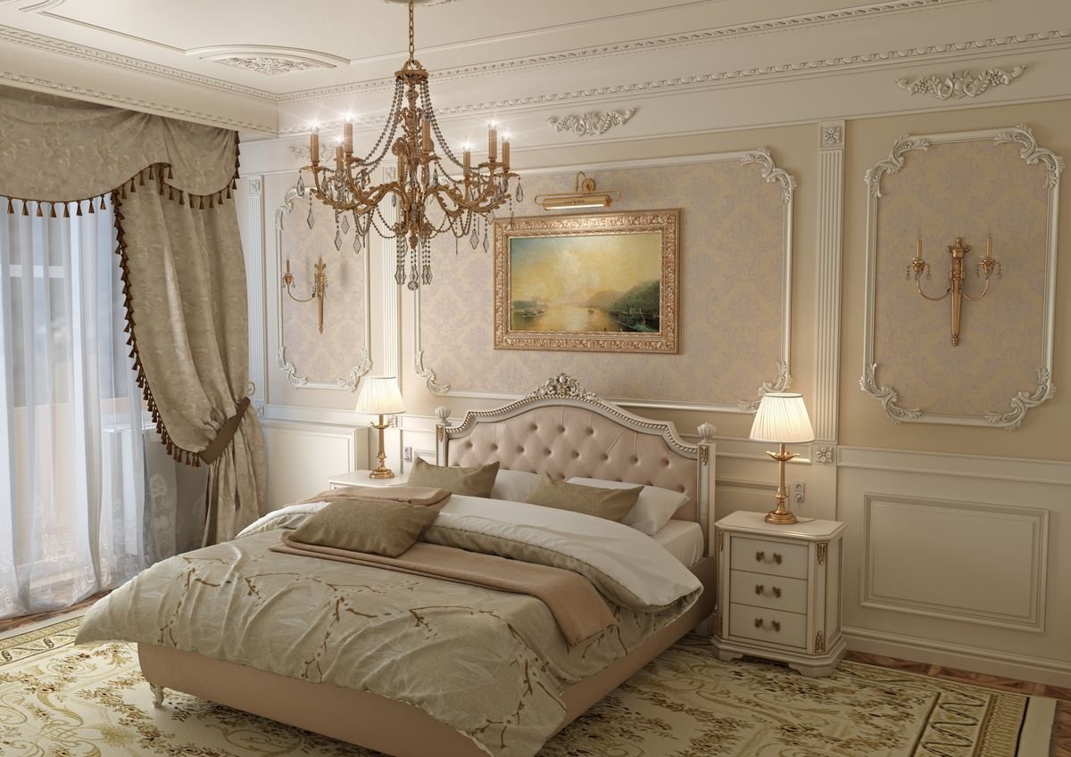 Классическая спальня - оформляем по уму! топ-100 фото красивого дизайна.