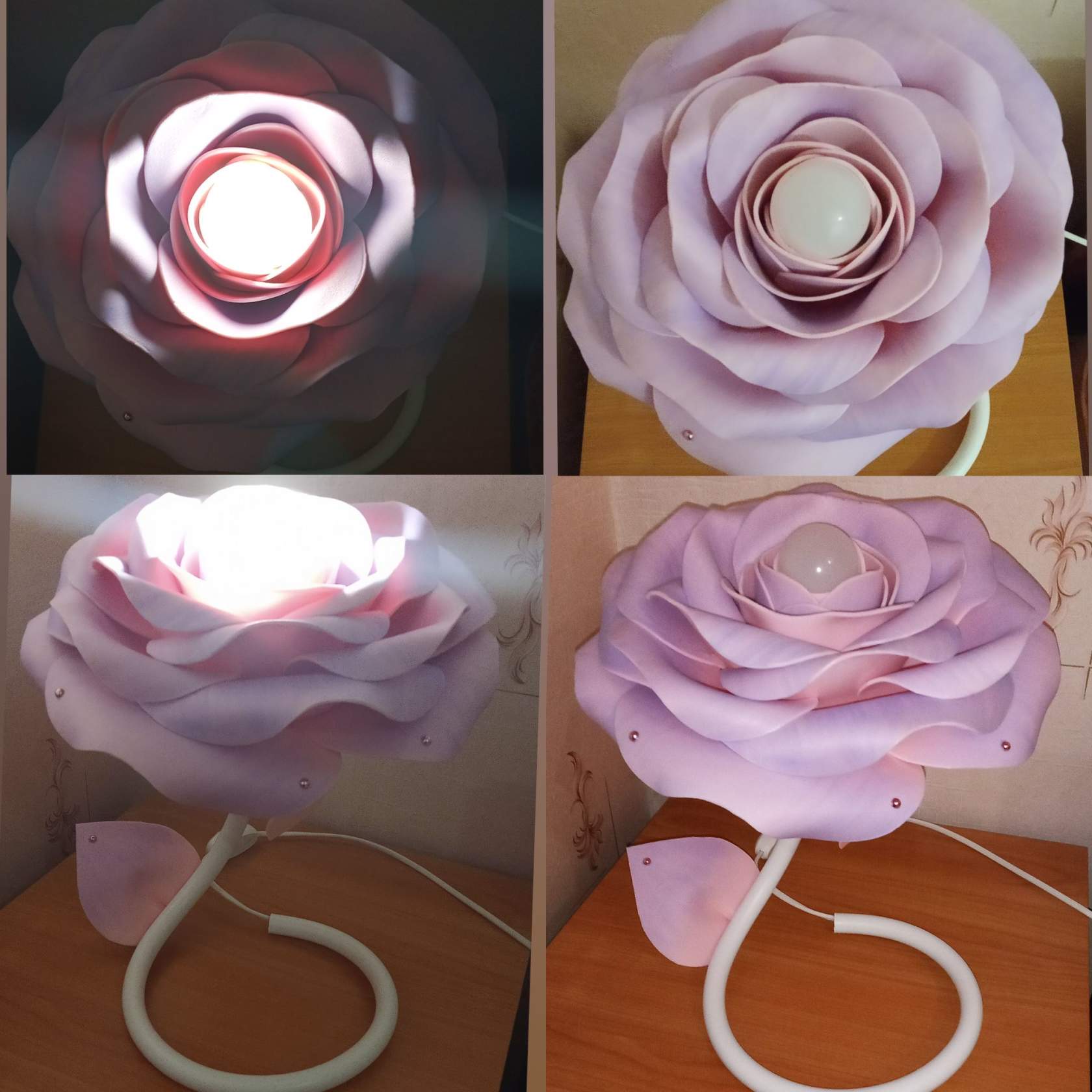 Светильник роза из изолона своими руками: мастер класс с фото - строительство и ремонт