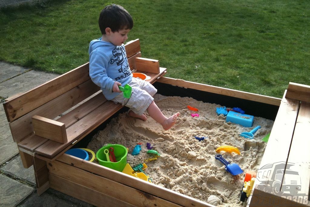 Как сделать детскую песочницу