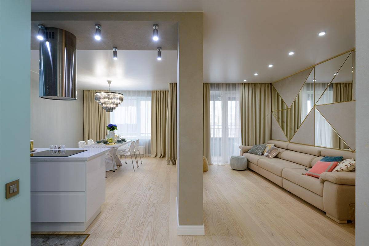 Дизайн трехкомнатной квартиры 2022: топ-300 красивых идей с фото