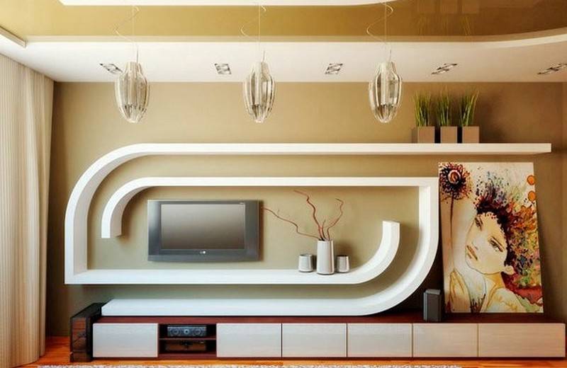 Перегородки из гипсокартона межкомнатные декоративные с дверью для зонирования комнаты в квартире, как сделать своими руками в спальне, гостиной и на кухне