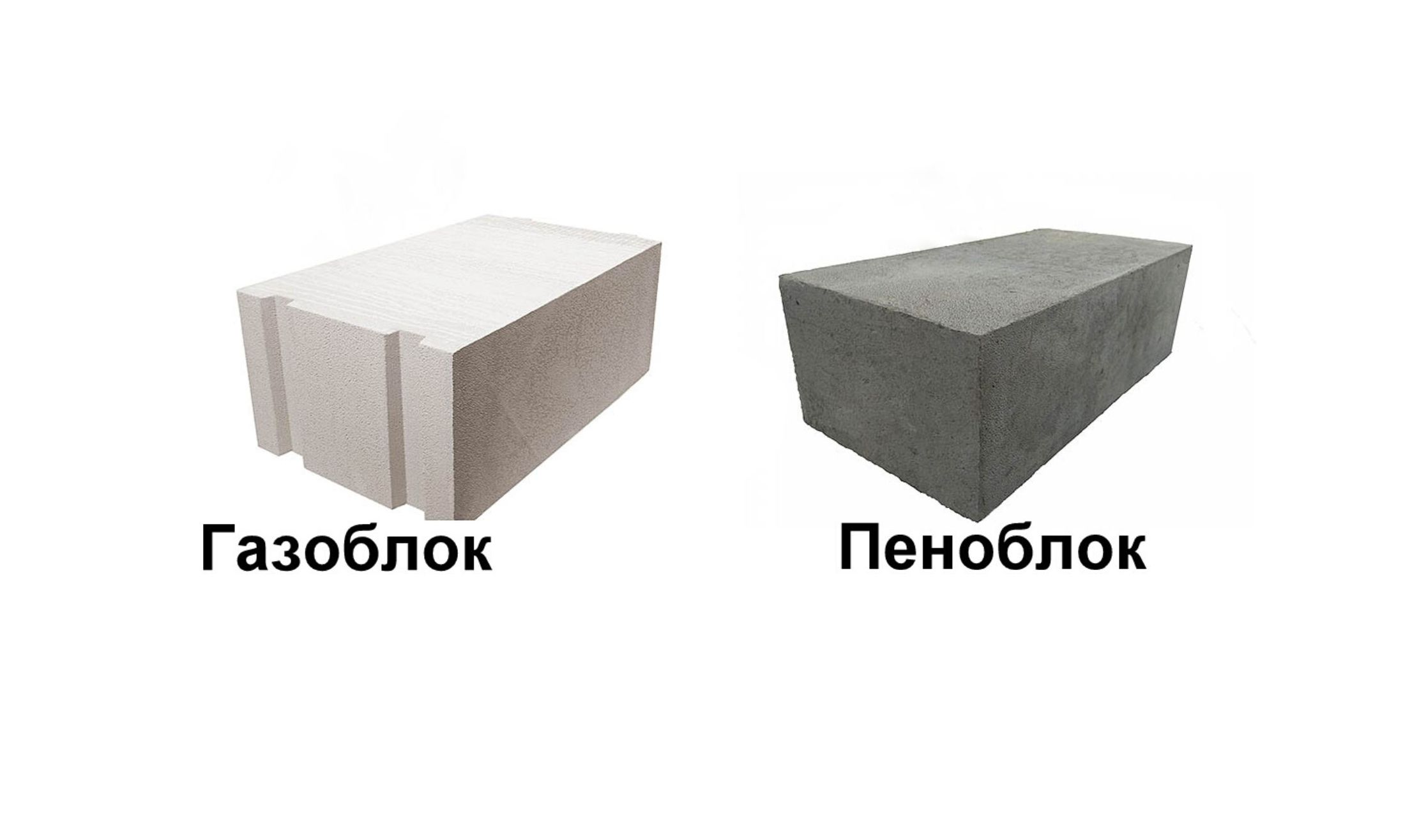 Что лучше для строительства, пеноблок или газоблок, в чем отличия