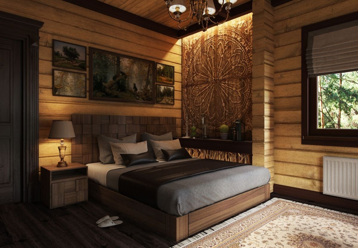деревянная комната картинки