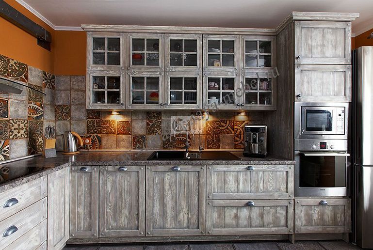 Белая кухня с деревянной столешницей: бело-серая, глянцевая, матовая, скандинавский стиль. 100+ фото