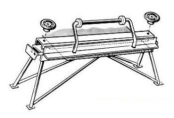 Ручной листогиб своими руками чертежи и описание