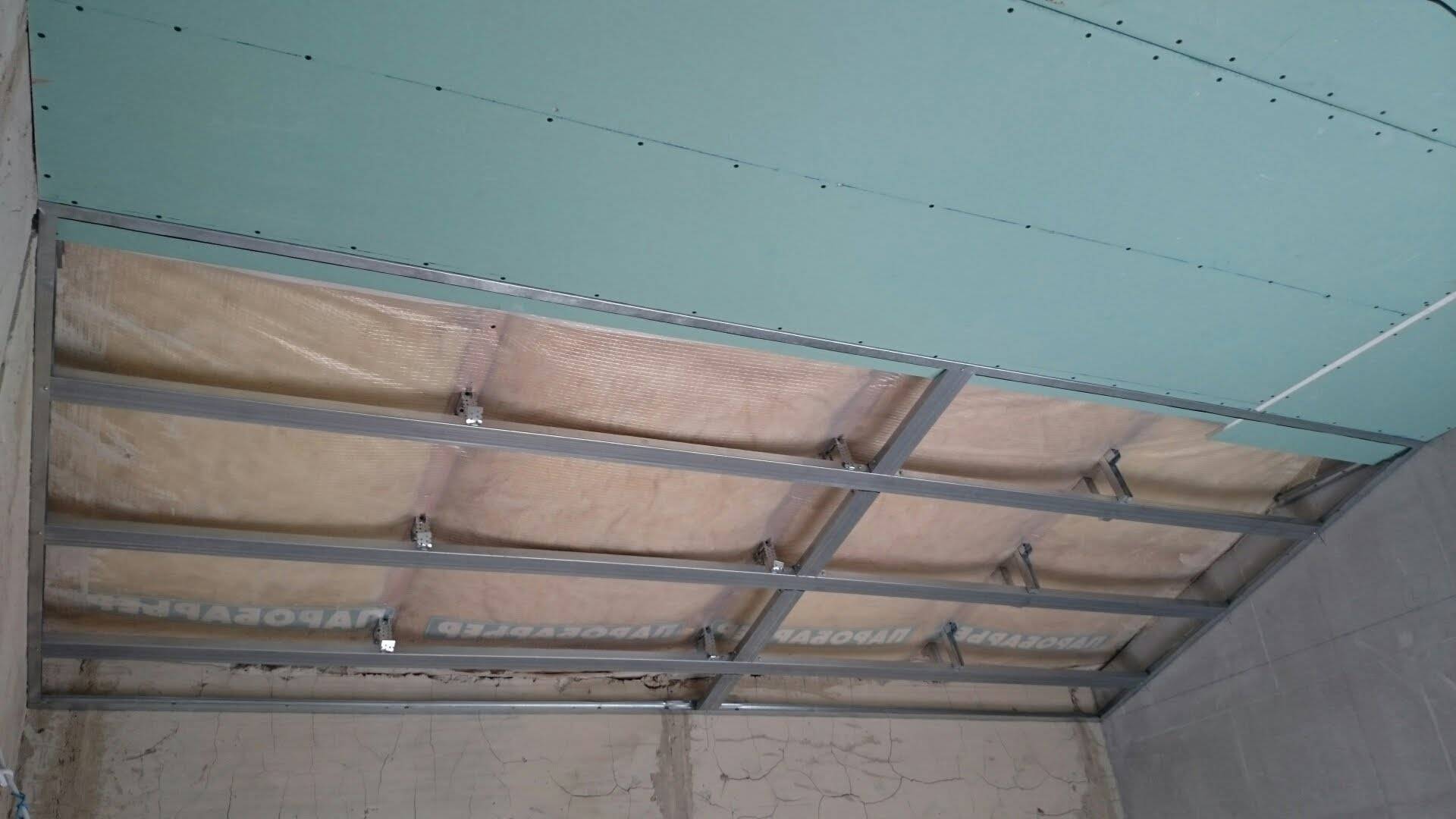 Подшивка потолка гипсокартоном: пошаговая инструкция