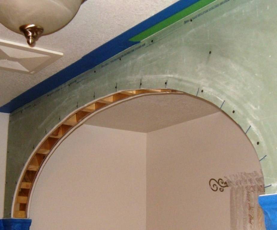 Как сделать арку из гипсокартона своими руками: инструкция доме и квартире- обзор +видео