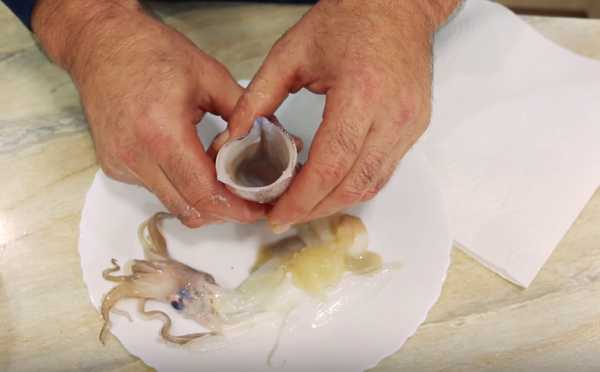 Как чистить кальмаров от плёнки: простые и быстрые способы очистки тушки морского хищника