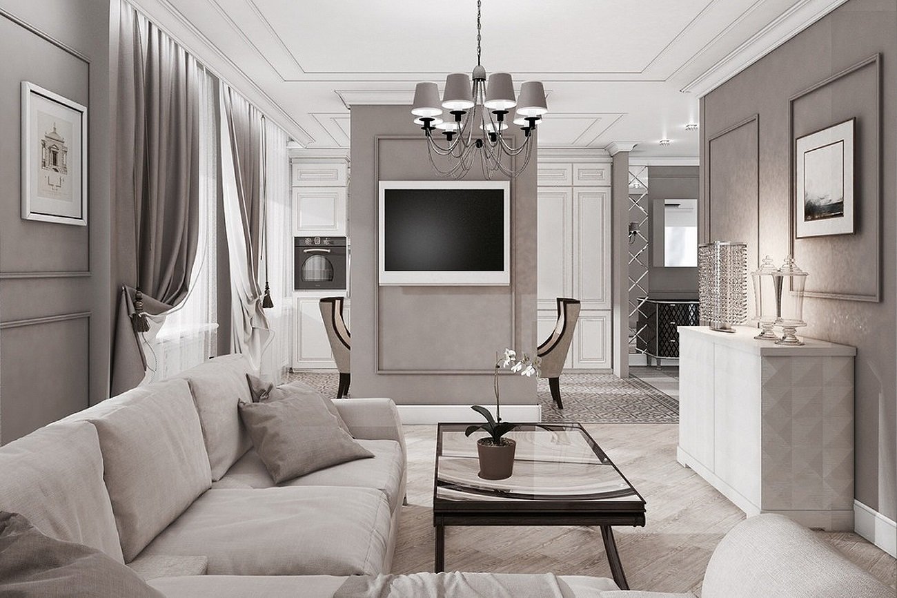 современный классический дизайн интерьера квартир