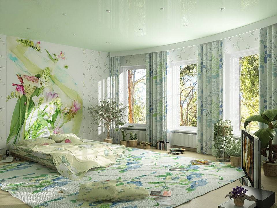 Комбинирование обоев в интерьере: 7 правил и 105 реальных фото