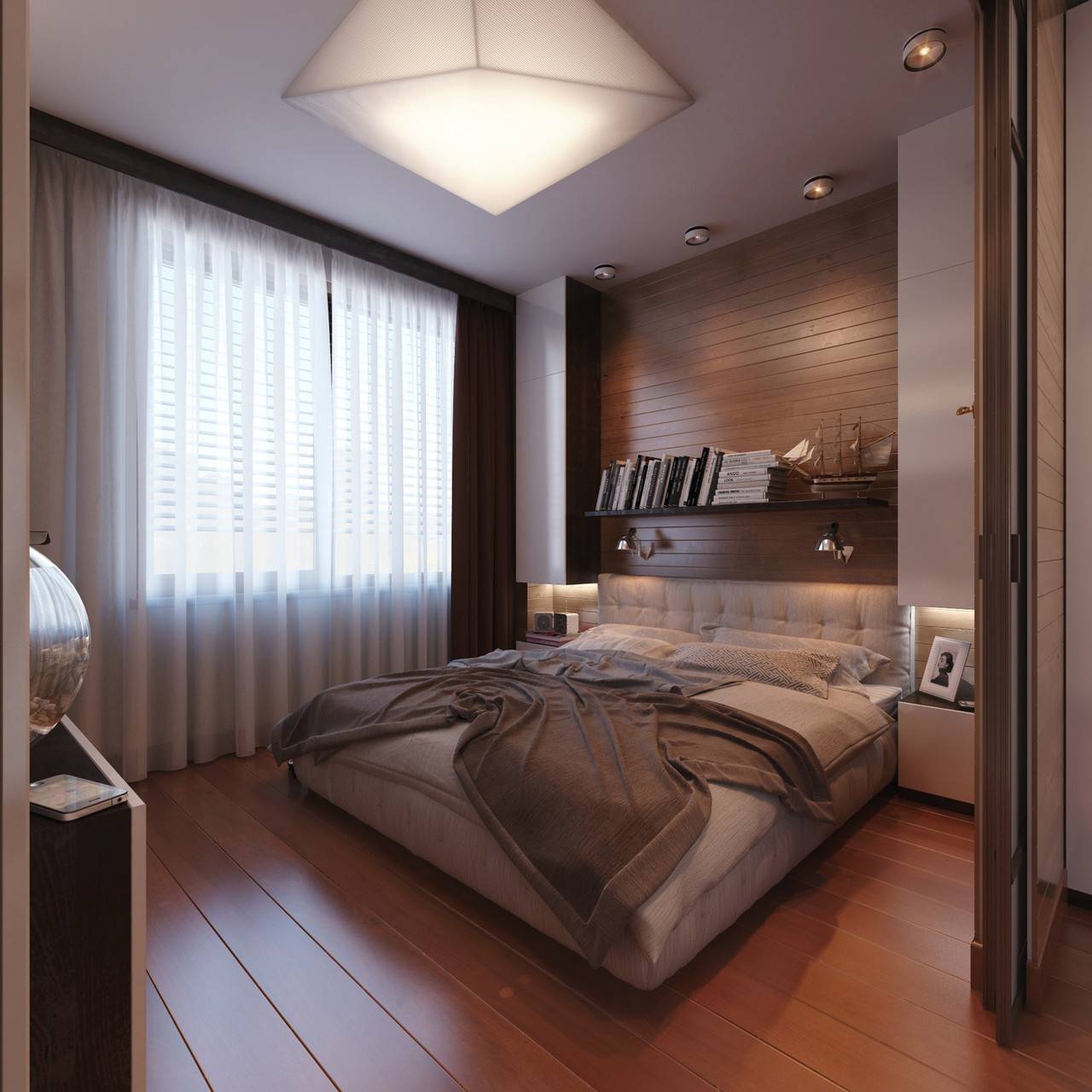 Комбинированная спальня: обзор самых модных тенденций и вариантов украшения современной спальни (175 фото)