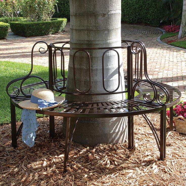 Кованые скамейки: фото лавочек, декоративной садовой мебели в ландшафтном дизайне