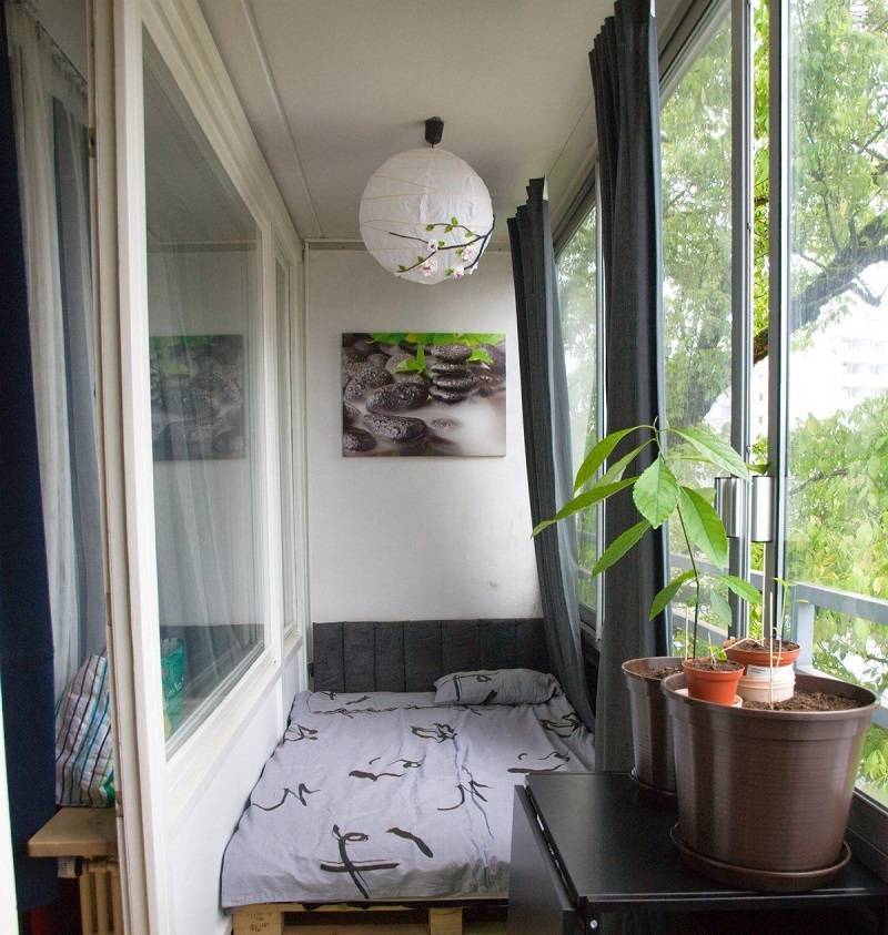Спальня совмещенная с балконом — 20 необычных фото дизайна