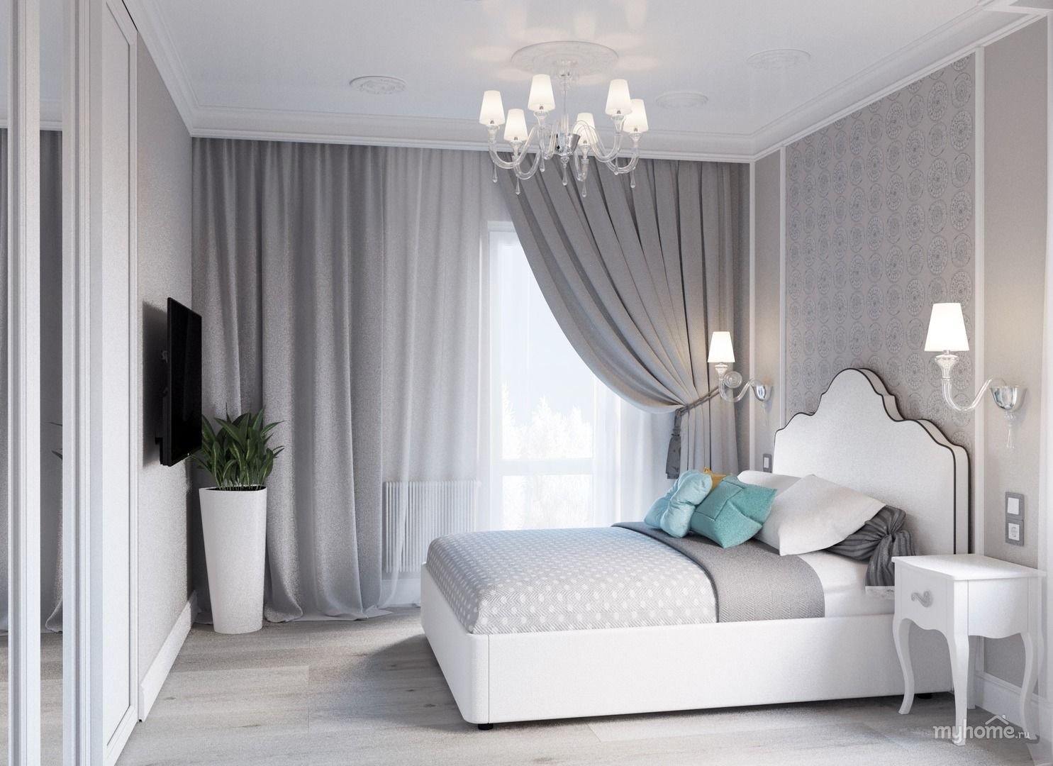 Белая спальня (180+ фото) — фишки уютного дизайна и стильного интерьера