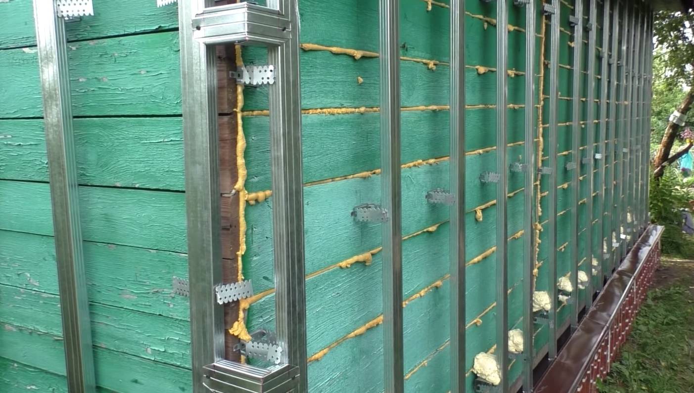 Сборка деревянной обрешетки под гипсокартон