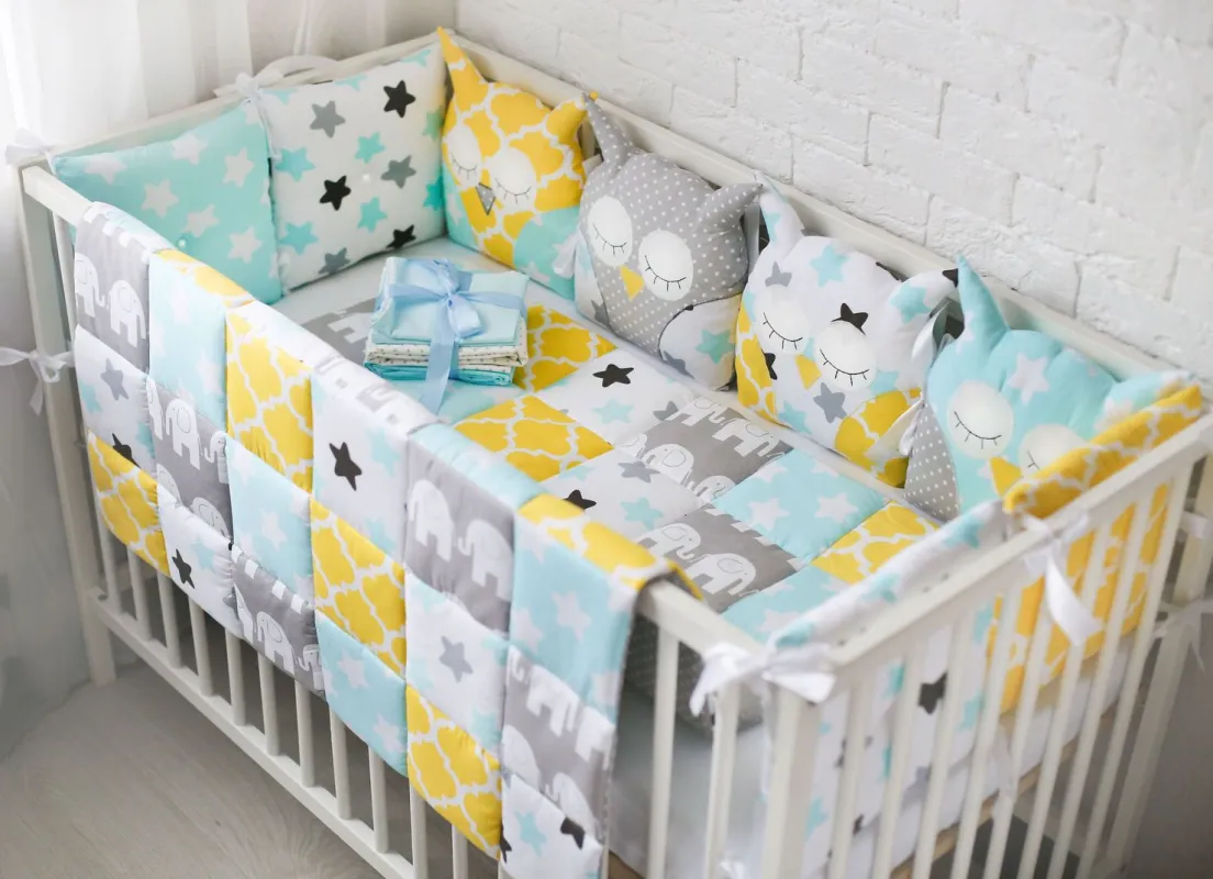 Кроватка для новорожденного с бортиками