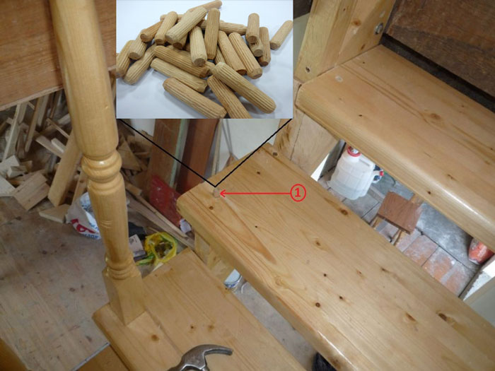 Как крепить балясины к ступеням и перилам деревянной лестницы с фото пошагово