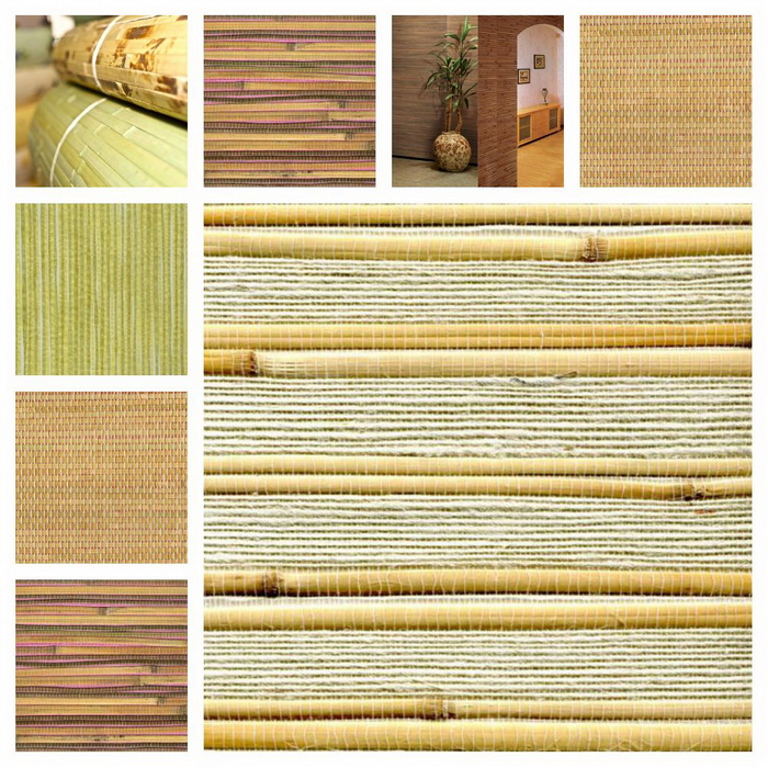 Бамбуковые обои в прихожей: 12 фото стильных интерьеров