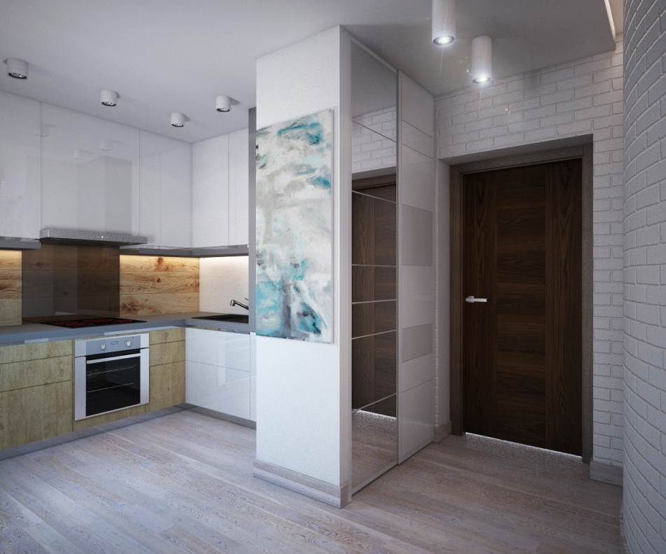 Кухня в прихожей: правила и планировка кухни в коридоре (52 фото) | современные и модные кухни