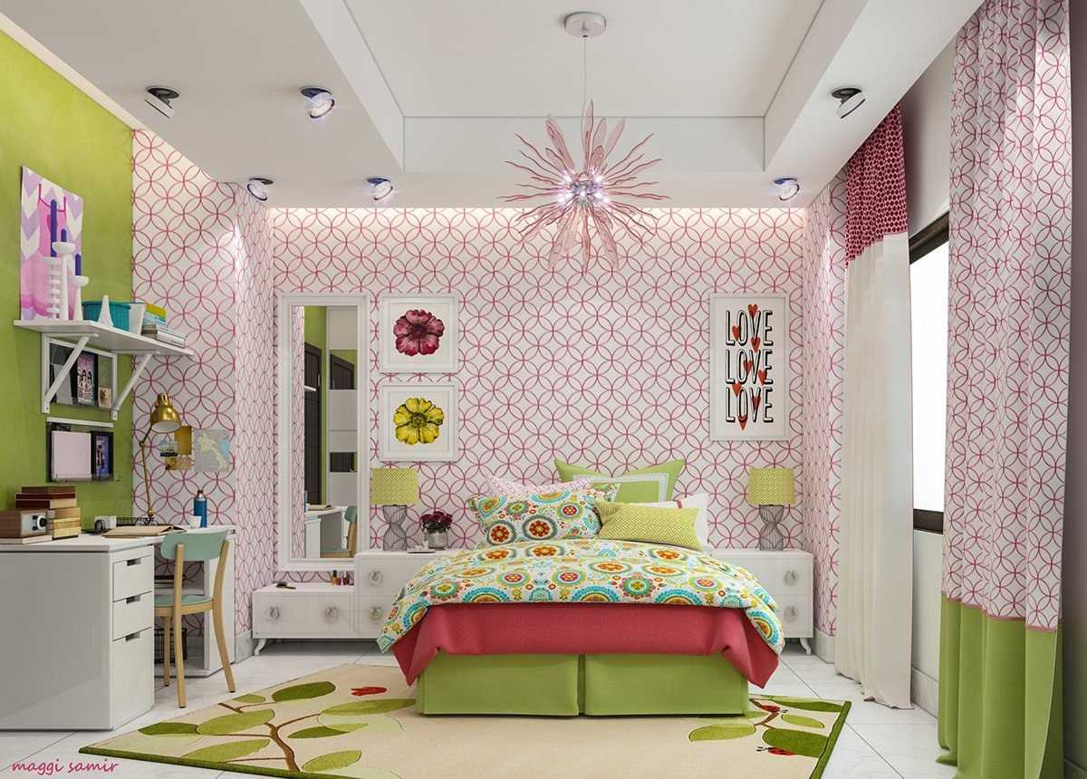 спальня дизайн для девочки 4 лет