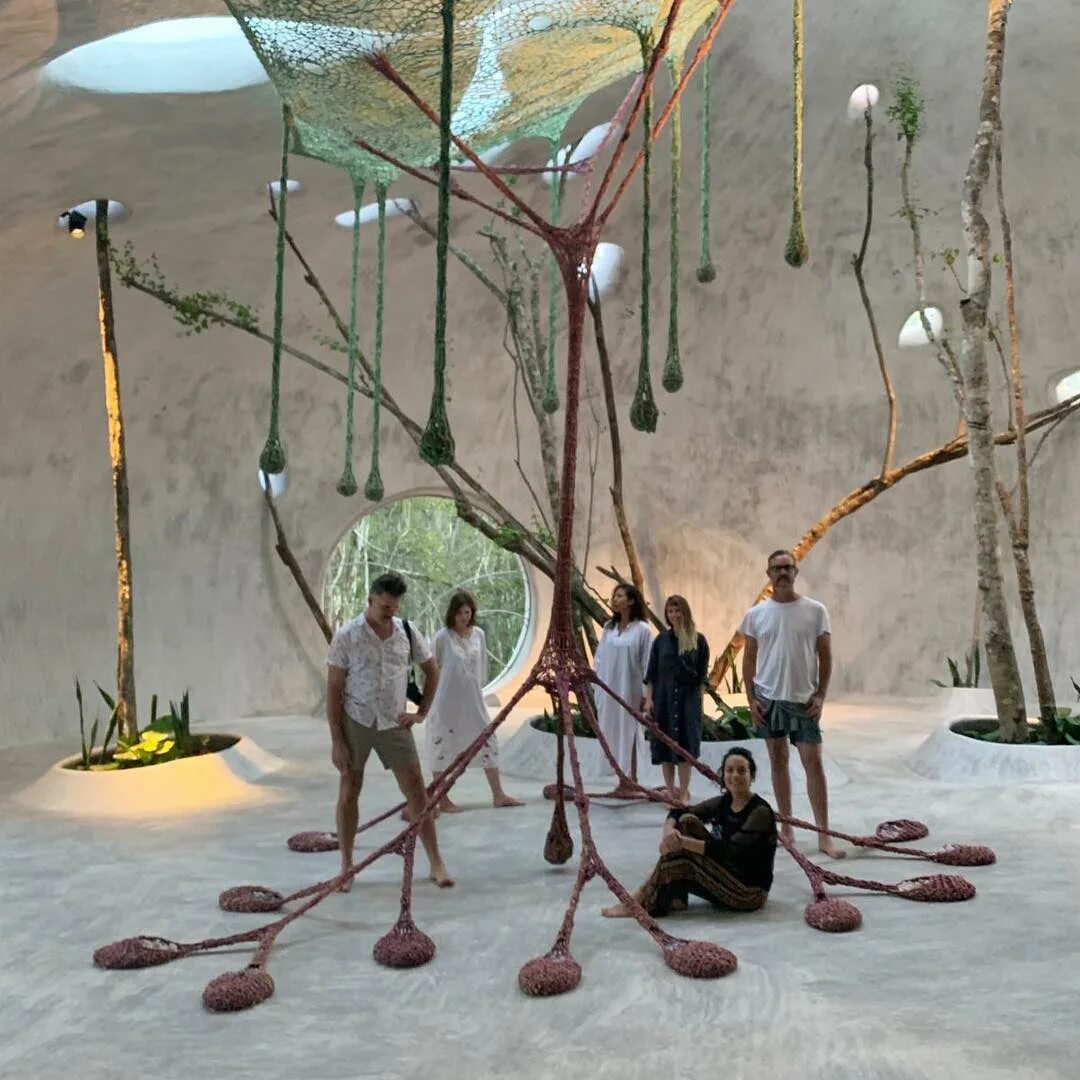 Креативное духовное пространство от Ernesto Neto и The Huni Kuin Tribe